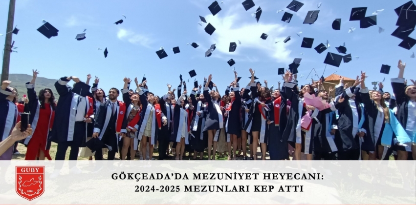 Gökçeada’da Mezuniyet Heyecanı: 2024-2025 Mezunları Kep Attı