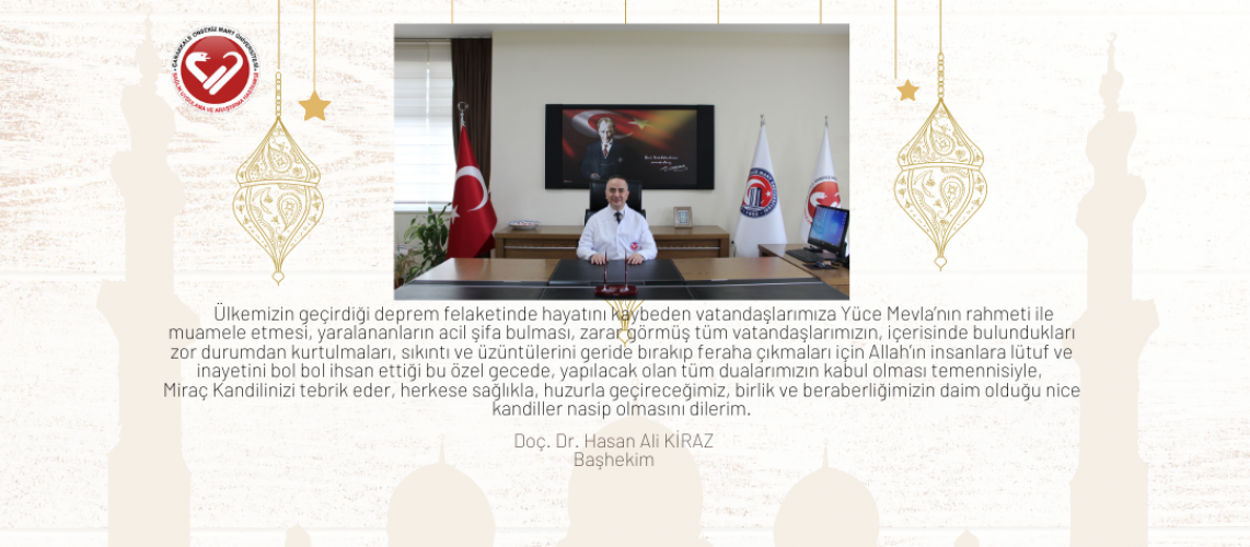 Miraç Kandiliniz Mübarek Olsun