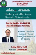 Prof. Dr. İbrahim Hilmi KARSLI ile Makale Müzakeresi