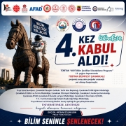 Yürütücülüğünü Doç. Dr. Hicran Özlem Ilgın'ın üstlendiği TÜBİTAK Bilimfest Çanakkale projesi TÜBİTAK “4007 Bilim Şenlikleri Destekleme Programı” kapsamında desteklenmeye hak kazandı!