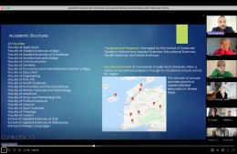 COMÜ Uluslararası Danışma Kurulu Küresel Bir Geleceği Şekillendirmek Üzere İlk Toplantısını Gerçekleştirdi