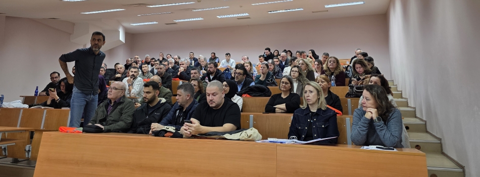 ACİL DURUM EYLEM PLANLARININ HAZIRLANMASI HAKKINDA ÜNİVERSİTEMİZ BİRİMLERİNDE YETKİLİ OLAN PERSONELE KOORDİNATÖRLÜĞÜMÜZ UZMANLARI TARAFINDAN BİLGİLEND