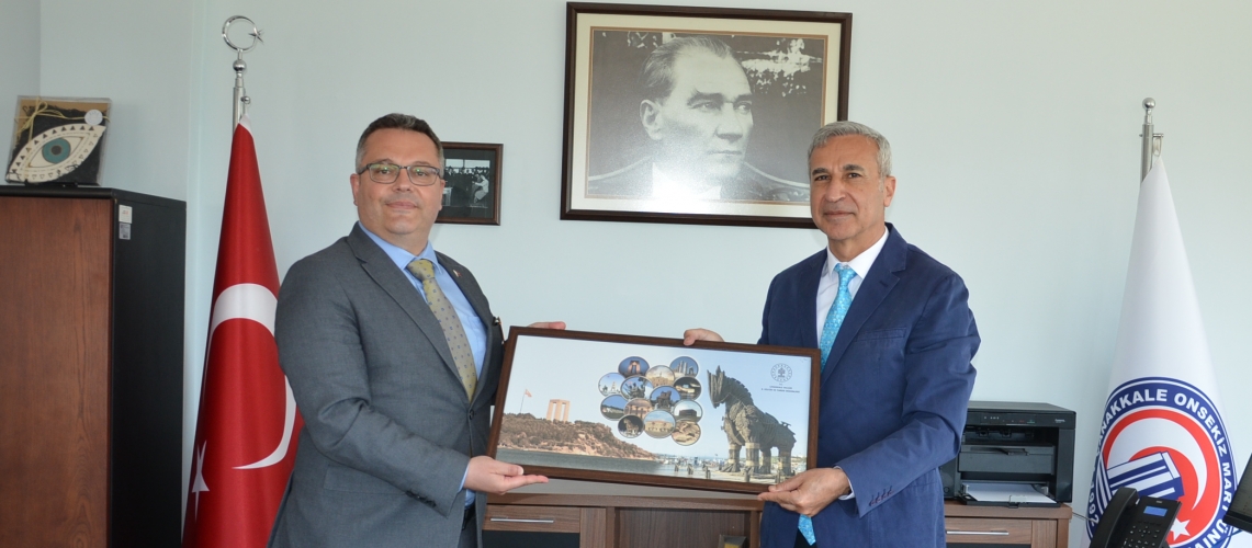 ÇANAKKALE İL KÜLTÜR VE TURİZİM MÜDÜRÜ’NDEN DEKANIMIZA ZİYERET