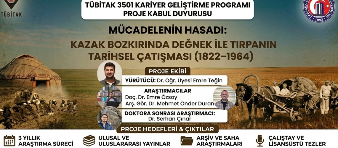 TÜBİTAK 3501 Kariyer Geliştirme Programı Başarısı - Dr. Öğr. Üyesi Emre TEĞİN
