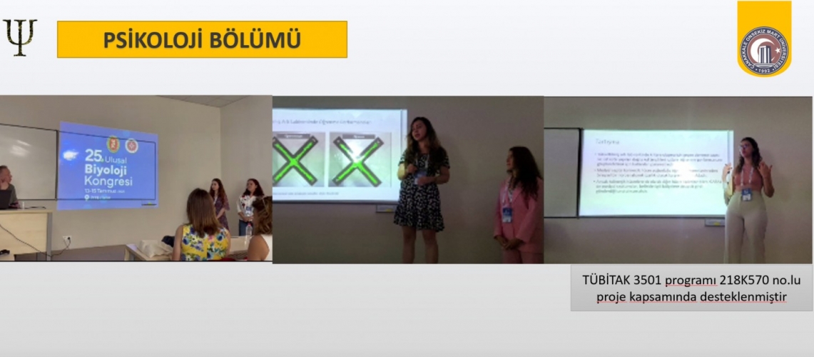 Psychology Department Undergraduate Students Participated in the 25th National Biology Congress