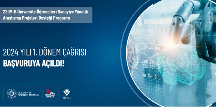 2209-B Üniversite Öğrencileri Sanayiye Yönelik Araştırma Projeleri Destekleme Programı 