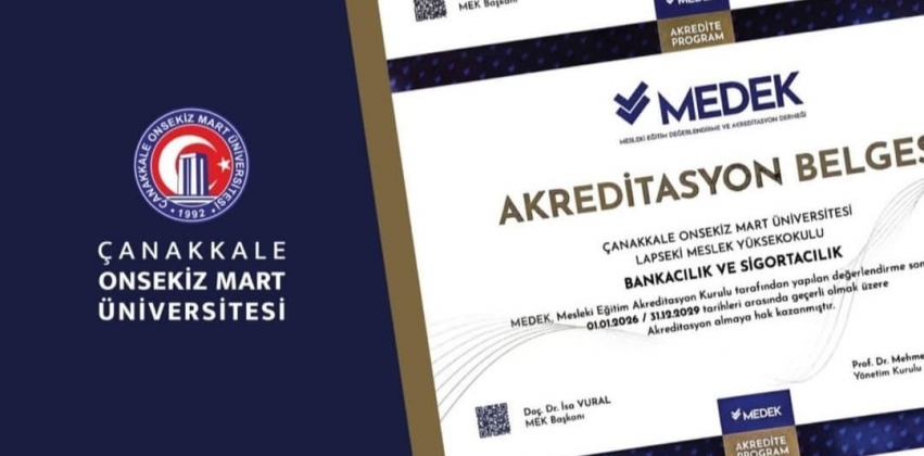 ÇOMÜ'den MEDEK Akreditasyonu Başarısı