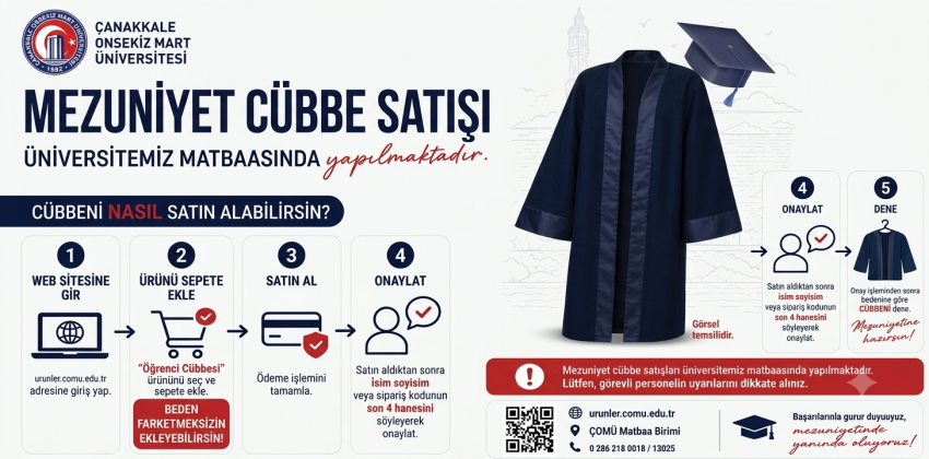 Mezuniyet Cübbe Satışı