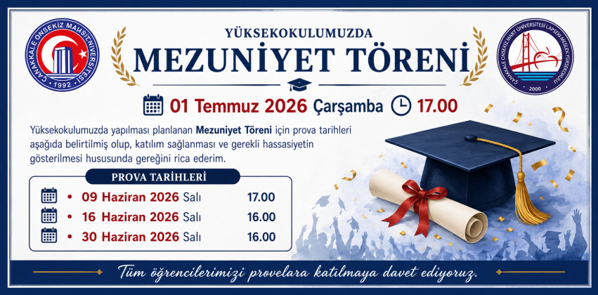 Mezuniyet Töreni Provaları