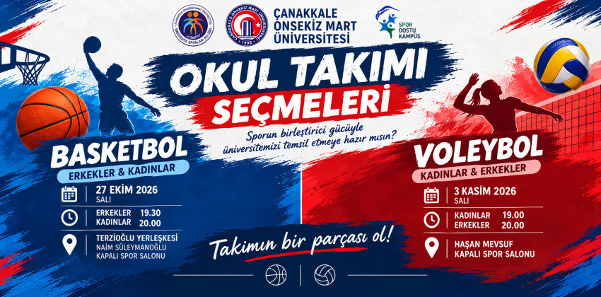 Okul Takımı Seçmeleri