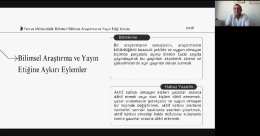 Lisansüstü Eğitim Enstitüsü "Fen ve Mühendislik Bilimlerinde Etik Süreçler" Başlıklı Seminer Gerçekleştirildi