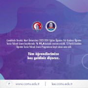 Non-Thesis Master's Programs (Distance Education) of the School of Graduate Studies attracts great interest
