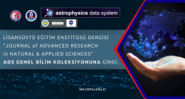 Lisansüstü Eğitim Enstitüsü Dergisi “Journal Of Advanced Research İn Natural & Applıed Scıences” ADS Genel Bilim Koleksiyonuna Girdi.