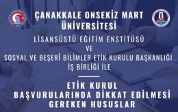 “Etik Kurul Başvurularında Dikkat Edilmesi Gereken Hususlar” Konulu Bilgilendirme Toplantısı Gerçekleşti