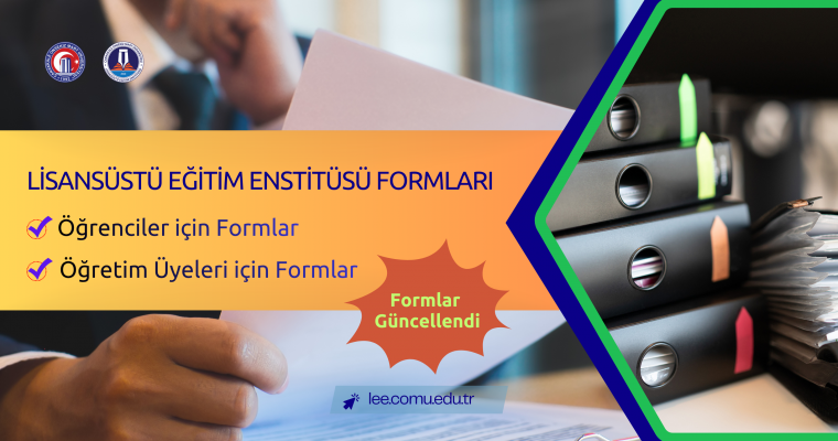 Lisansüstü Eğitim Enstitüsü Formları ve Lisansüstü Eğitim Süreçlerinde Üretken Yapay Zekâ Kullanımına Daire Güncellemeler Yapıldı