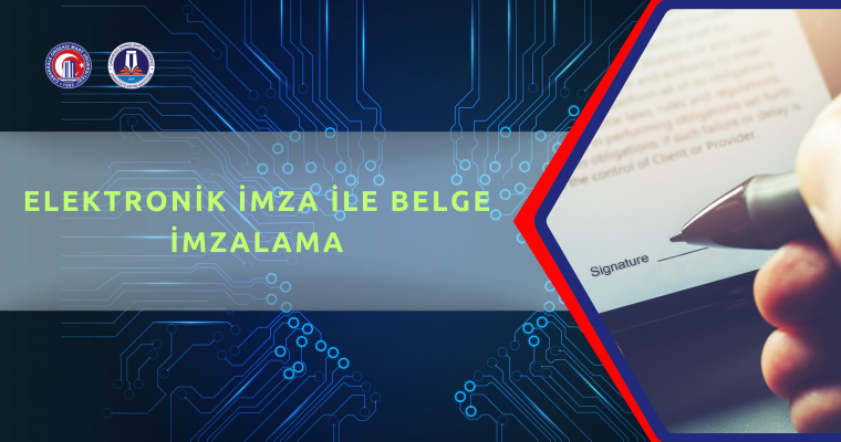 Elektronik İmza (E-İmza) ile .pdf Uzantılı Belge İmzalama