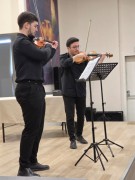 Yüksek Lisans Öğrencilerimiz AKÇANSA Güzel Sanatlar Lisesi'nde Duo Keman Konseri Gerçekleştirdi