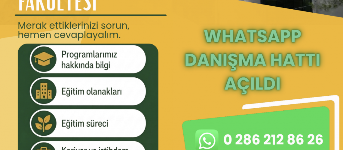 WhatsApp Danışma Hattı Açıldı