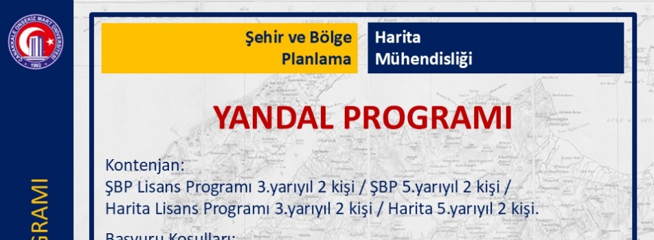 Lisans Yandal Programı Başvuruları