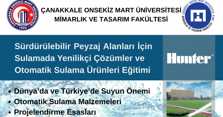 Hunter Sulama Eğitimi