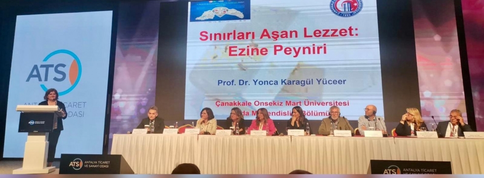 Öğretim Üyemiz Prof. Dr. Yonca YÜCEER Uluslararası Coğrafi İşaretler Zirvesi’nde
