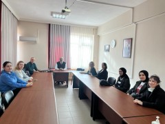 Mühendislik Fakültesi Dekanı Prof. Dr. Tolga BEKLER,  İME (İşyerinde Mesleki Eğitim) kapsamında Gıda Mühendisliği İME uygulamasına katılacak mühendis adayı öğrenciler bir araya geldi.