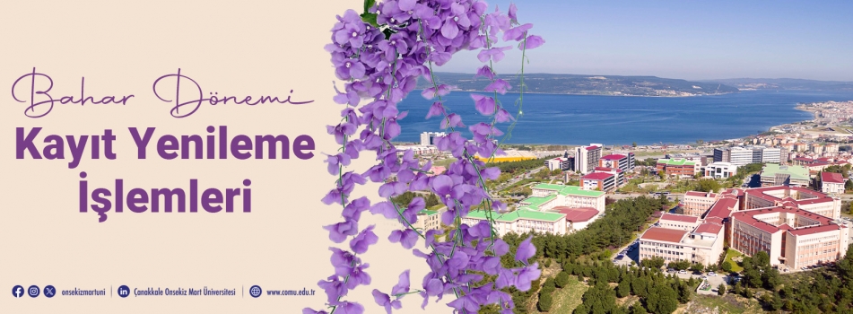 2025-2026 BAHAR DÖNEMİ KAYIT YENİLEME İŞLEMLERİ