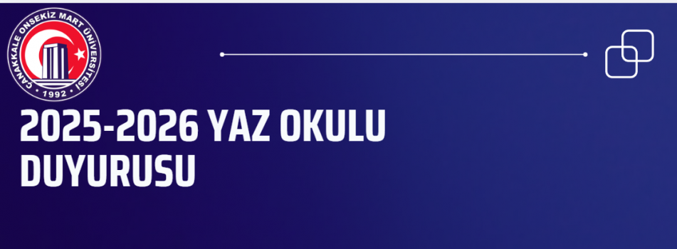 YAZ OKULU İŞLEMLERİ