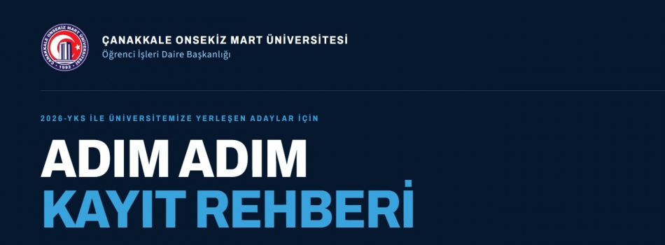 2026 YKS İLE YERLEŞEN ÖĞRENCİLERİN KAYIT İŞLEMLERİ