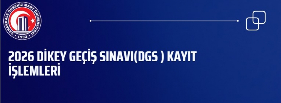 2026 DGS KAYIT İŞLEMLERİ