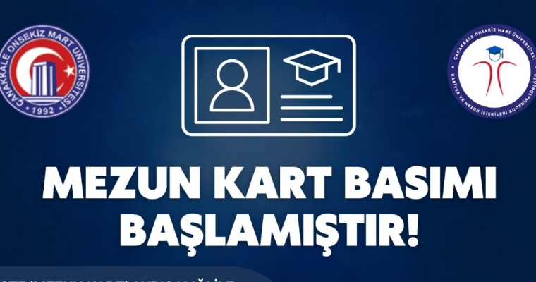 Mezun Kart Basımı Hakkında Bilgilendirme