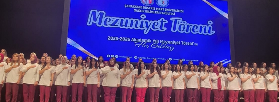 Sağlık Bilimleri Fakültesi 2025-2026 Eğitim Öğretim Yılı Mezuniyet ve Yemin Töreni