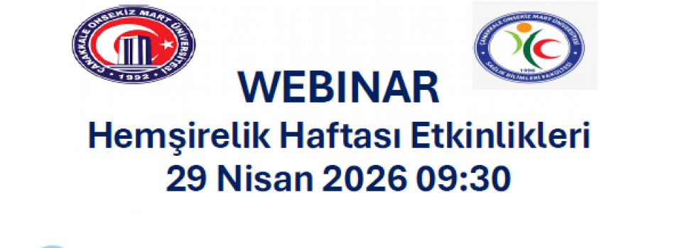WEBINAR Hemşirelik Haftası Etkinlikleri