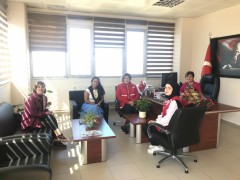 Çanakkale Kızılay Kan bağış uzmanı Çiğdem Onur Taşçı'dan Dekanlığımıza Ziyaret