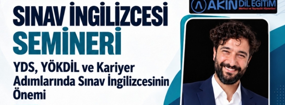 Sınav İngilizcesi Semineri | 13 Ekim 2026 | 14:00