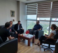 Biga ve Yenice Kaymakamlarından SBF'ye Ziyaret