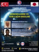ÇOMÜ ve Japonya İş Birliği ile “Küreselleşme ve Yeni Çağın Krizleri” Konferansı