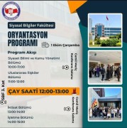 SBF’de Oryantasyon Programı Gerçekleştirildi