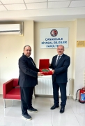 Sayın Valimiz Doç. Dr. Ömer TORAMAN’a Teşekkür Belgesi takdim edildi