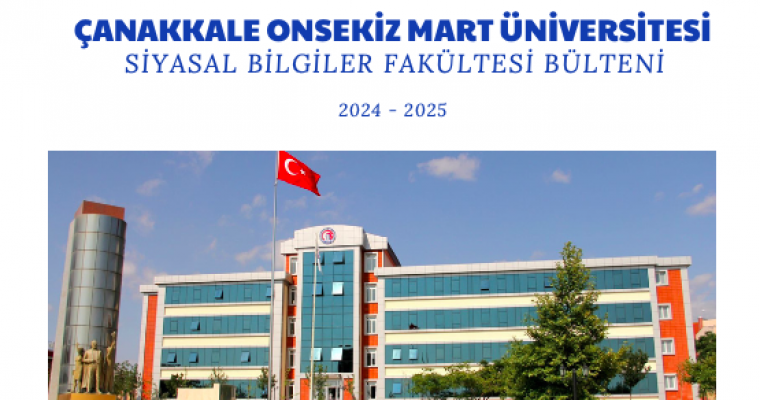 2025 Yılı Fakülte Bülteni Yayınlanmıştır