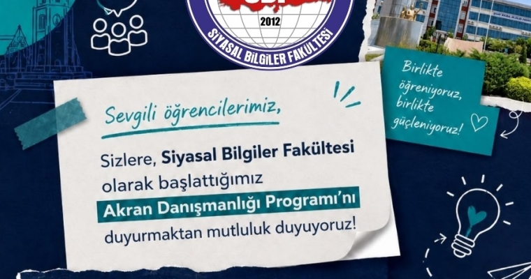 SBF Akran Danışmanlığı Duyuru ve Çağrısına Çıkıyor!