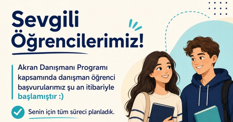 Akran Danışmanlığı Programı Başvuru Çağrısı!