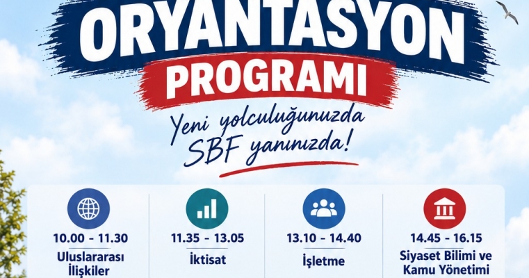 Oryantasyon Programı (22 Eylül 2026)