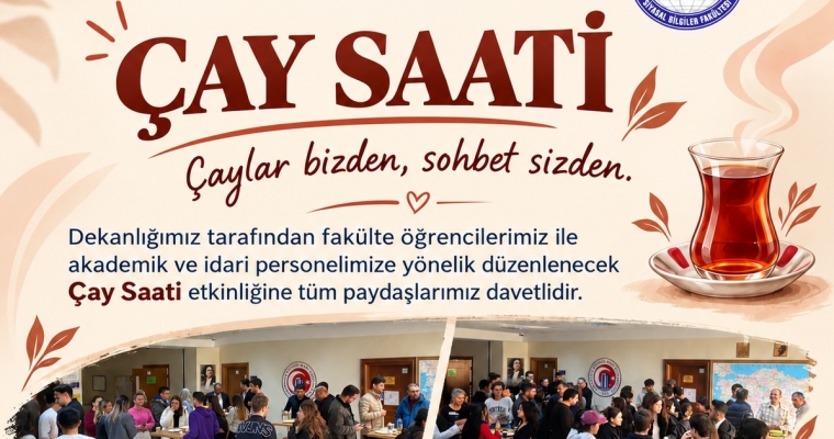 SBF Çay Saati | 07.10.2026 | 13:00