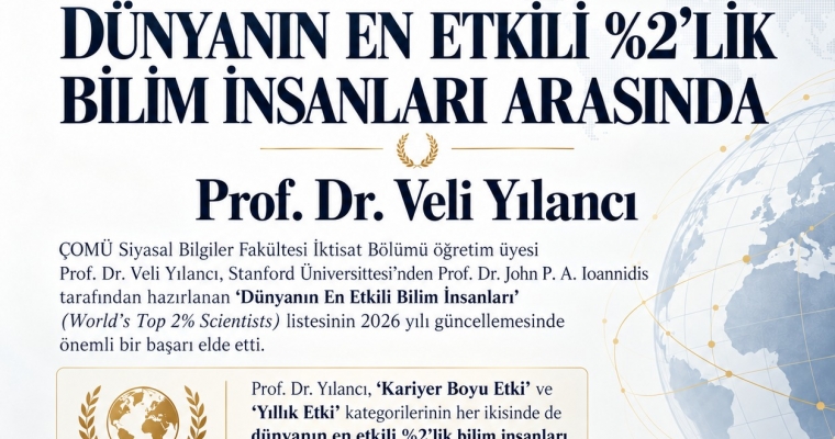 Fakültemizden Uluslararası Akademik Başarı