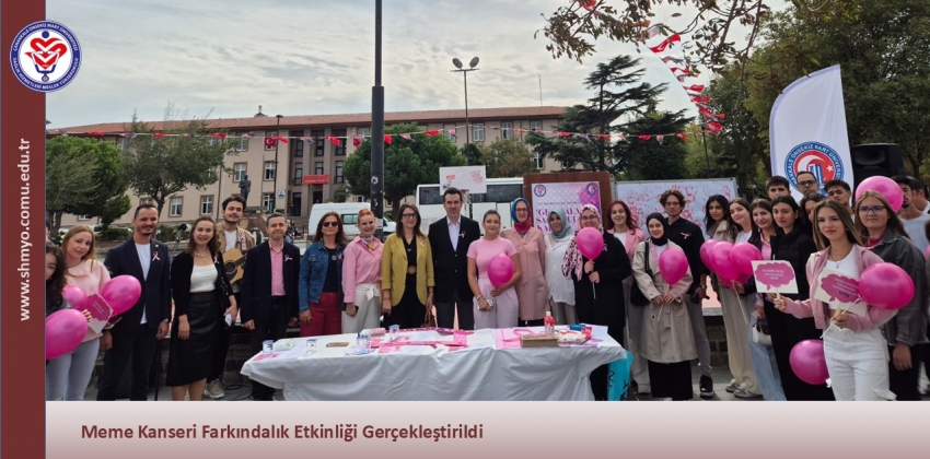 Meme Kanseri Farkındalık Etkinliği Gerçekleştirildi