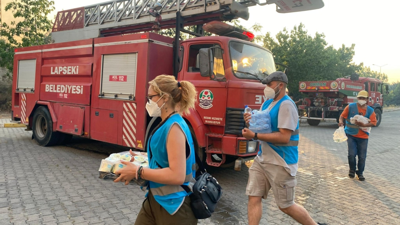 SSPK'dan Yangınla Mücadele Ekiplerine Destek