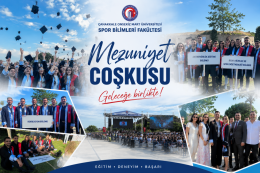 Spor Bilimleri Fakültesinde Mezuniyet Coşkusu