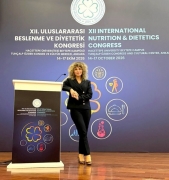 Dekan Prof. Dr. Günay Eskici, XII. Uluslararası Beslenme ve Diyetetik Kongresi’nde Sunum Gerçekleştirdi