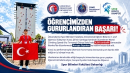 Öğrencimizden Gururlandıran Başarı!